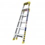 BAILEY Aluminium Leansafe X3 3 in 1 Ladder 150kg 1.8m - 2.9m FS14129 image